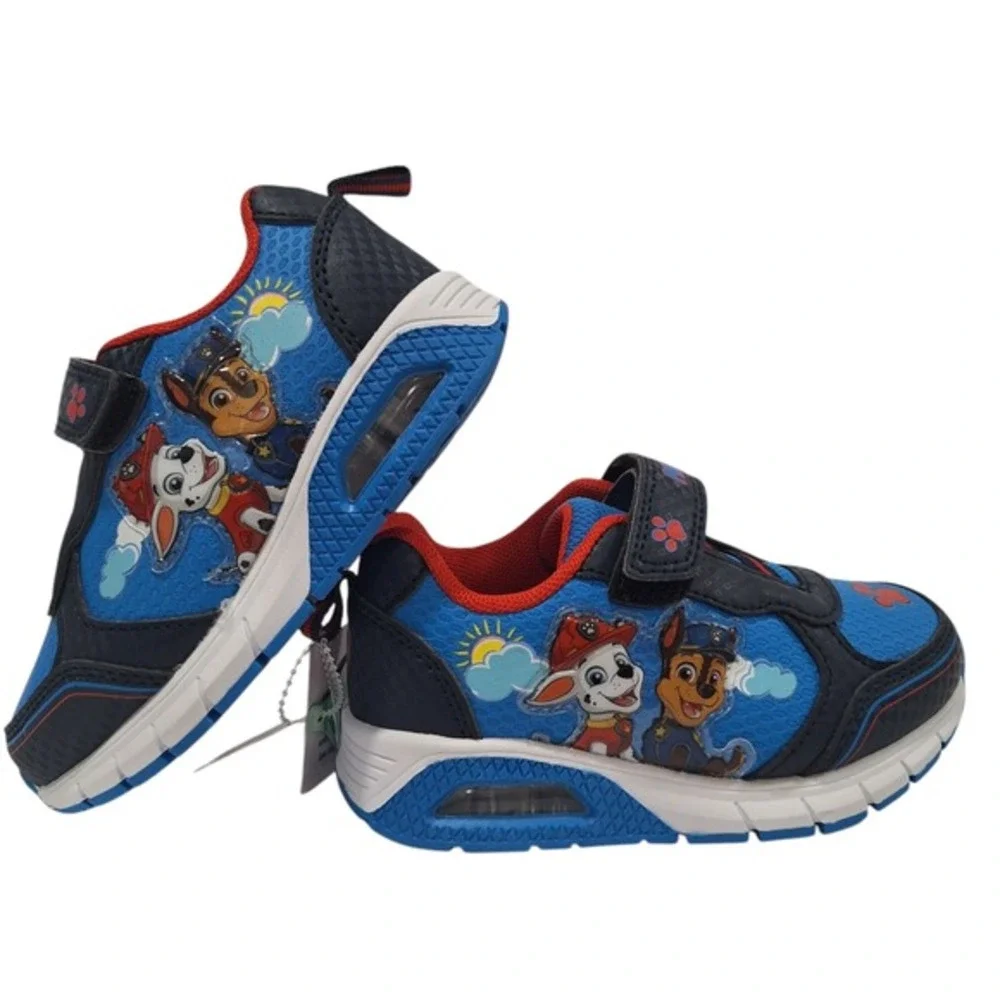 New Paw Patrol Toddler Boys' Slip-On Sneakers, Size 7  (16 cms) Color Blue New‎